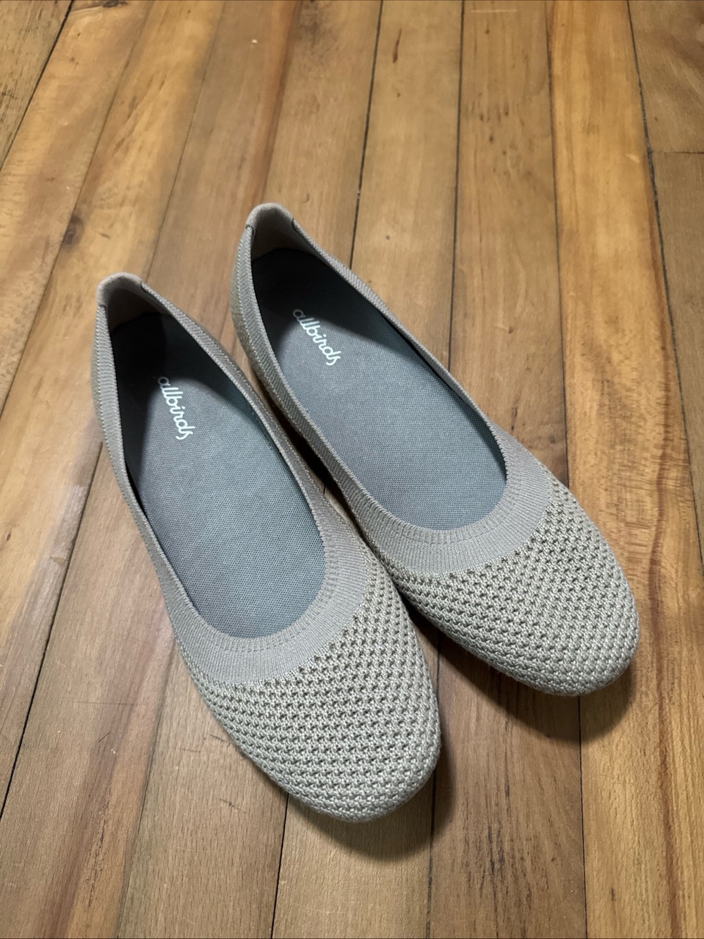 allbirds Women’s Light Taupe Knit Ballet Flats
